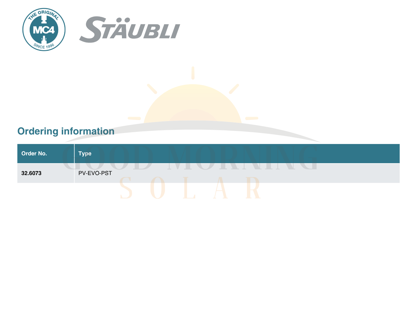Stäubli Tool PV‑EVO‑PST MC4‑Evo2 test plug
