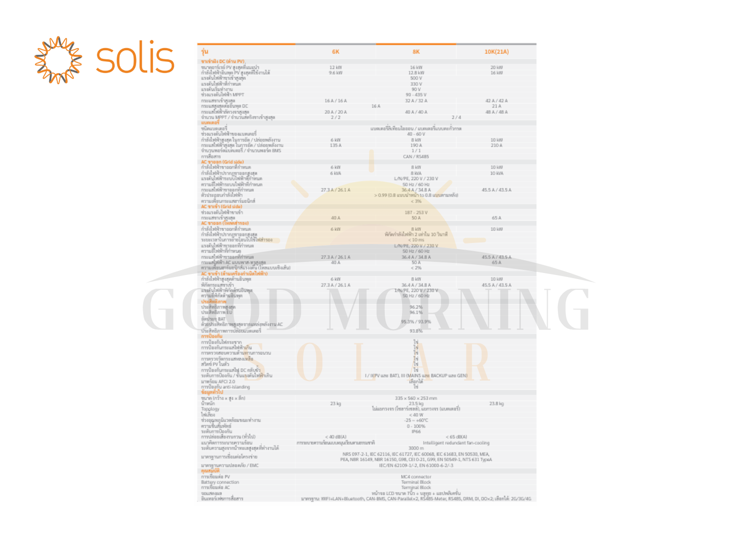 Solis S6-EH1P10K-L-PLUS